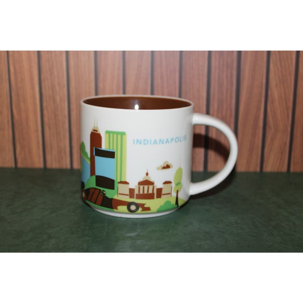 Starbucks Indianapolis You Are Here Mug 14 oz | Indiana City Coffee Cup